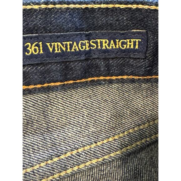 Lucky Brand Vintage 361 Mens Blue Mid Wash Denim Straight Leg Jeans Size 38x34 - Picture 4 of 7